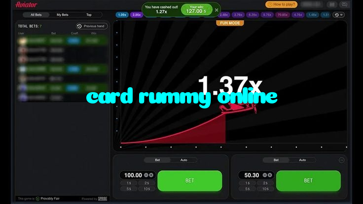 card rummy online